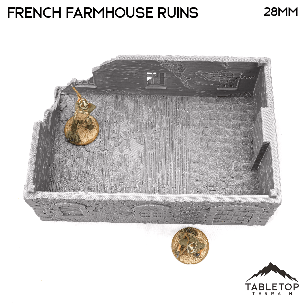 French Farmhouse Ruins - WWII Building