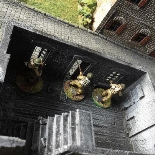 French Townhouse Ruins - WWII Building