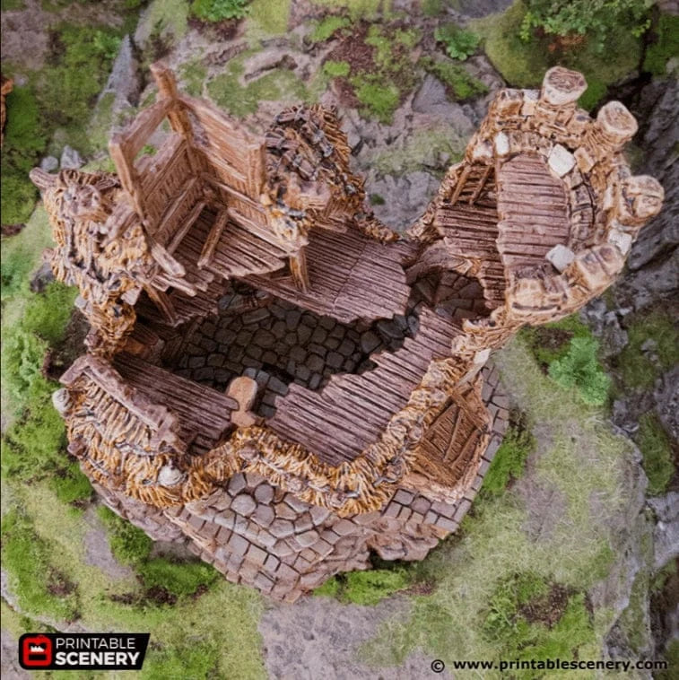 Ruined Chieftains Hall - Hagglethorn Hollow - Fantasy Ruins