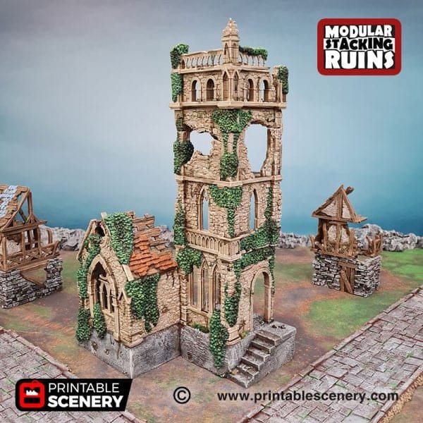 Ruined Church - Bell Tower and Sept