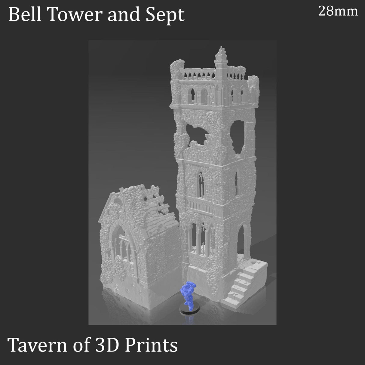 Ruined Church - Bell Tower and Sept