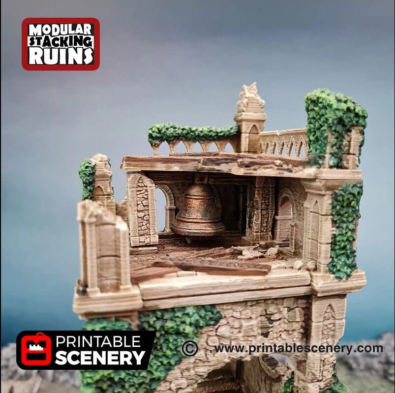 Ruined Church - Bell Tower and Sept