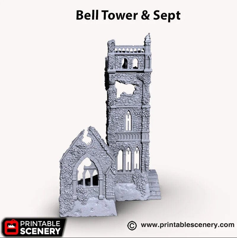 Ruined Church - Bell Tower and Sept