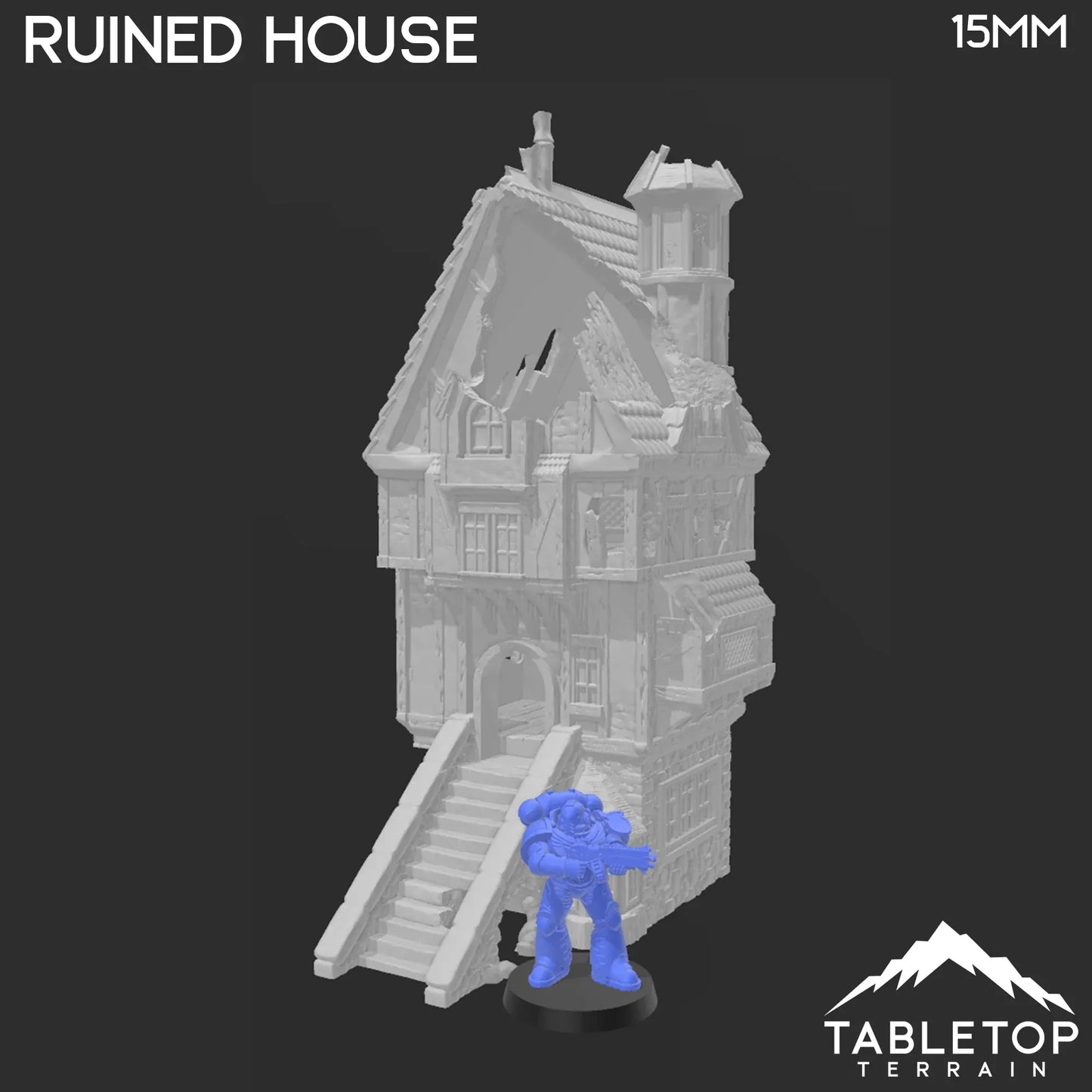 Ruined House - City of Spiritdale - Fantasy Ruins