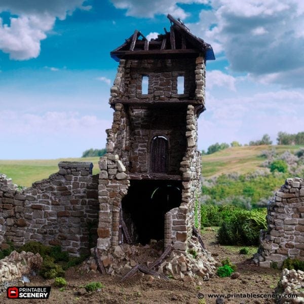 Ruined King's Gate - Country & King - Fantasy Historical Ruins