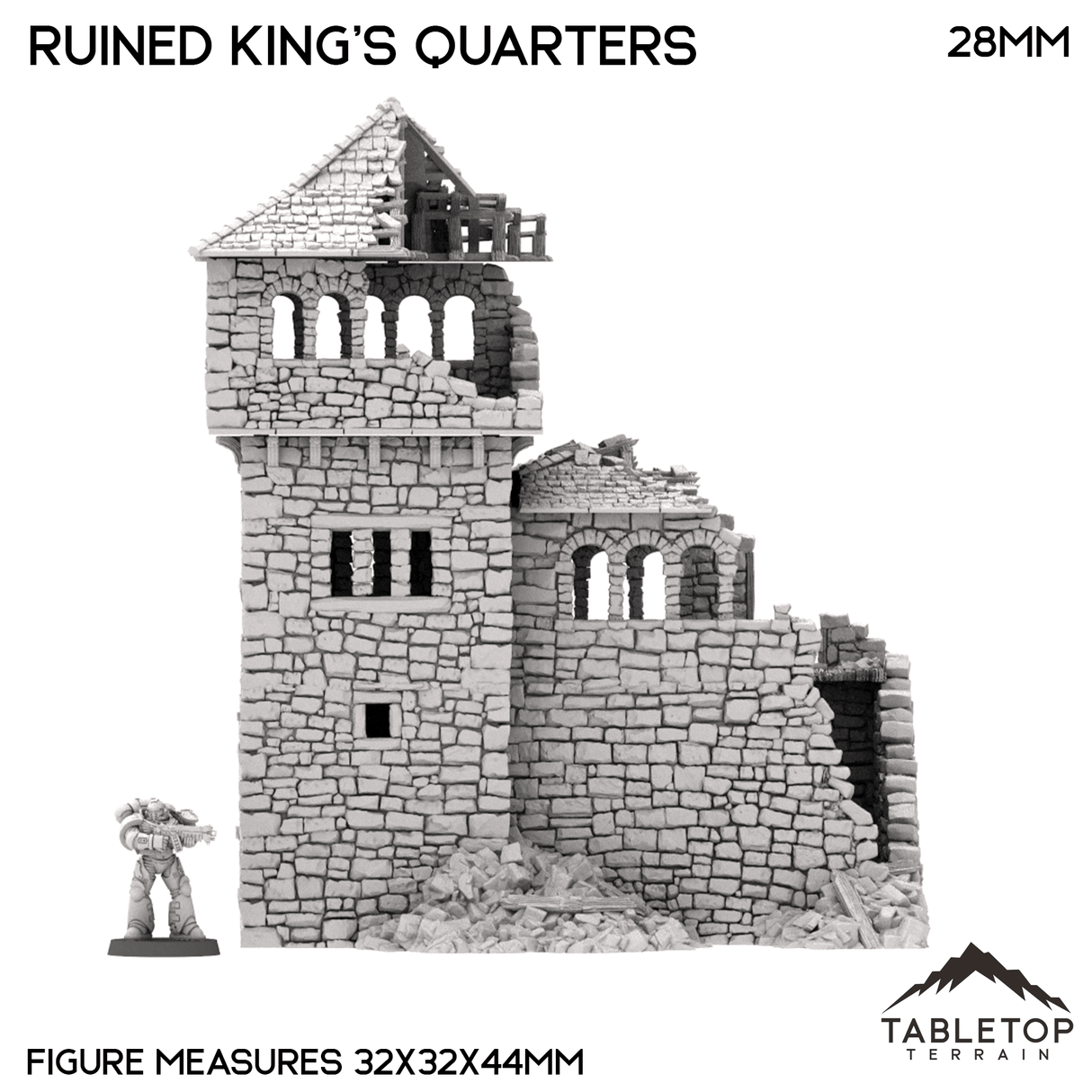 Ruined King's Quarters - Country & King - Fantasy Historical Ruins