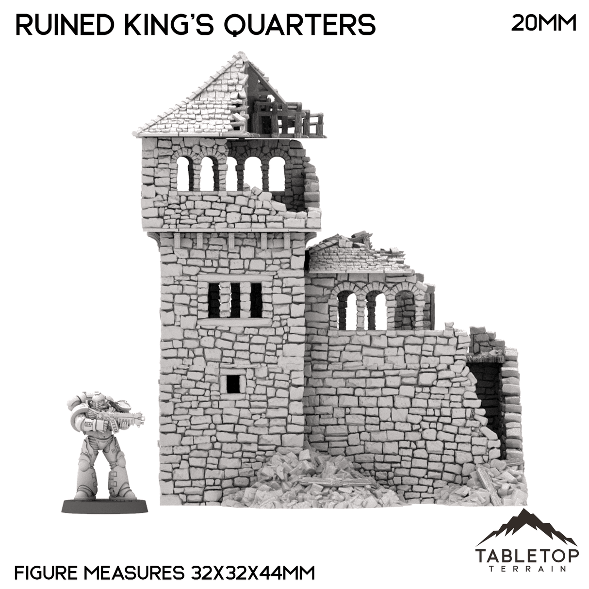 Ruined King's Quarters - Country & King - Fantasy Historical Ruins
