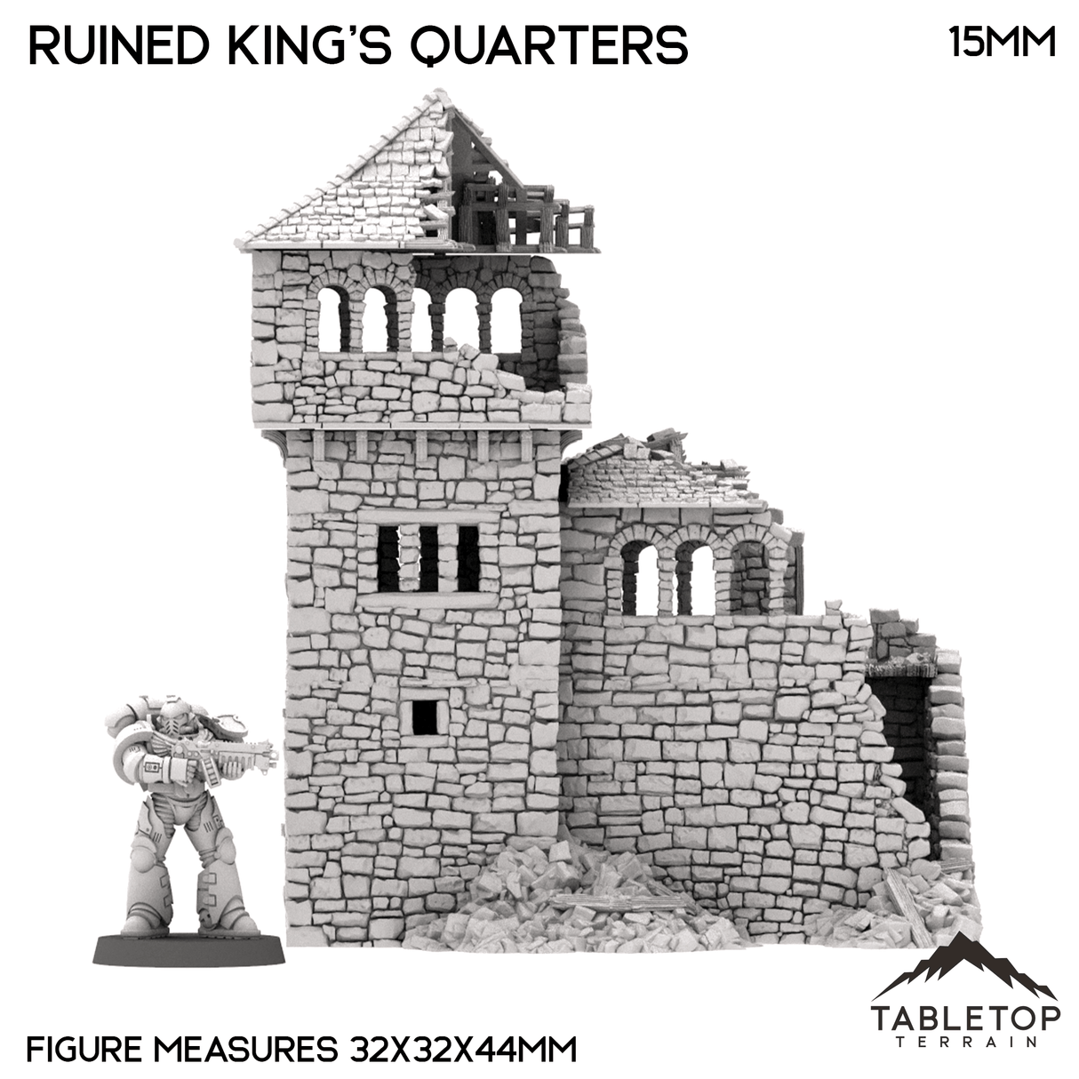Ruined King's Quarters - Country & King - Fantasy Historical Ruins