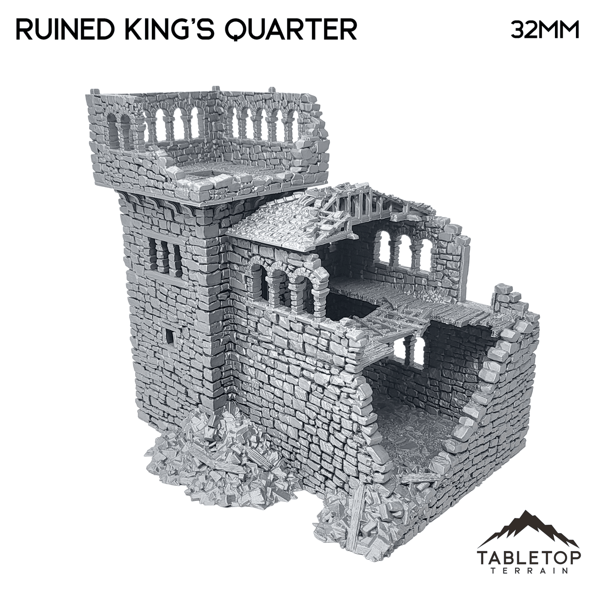 Ruined King's Quarters - Country & King - Fantasy Historical Ruins
