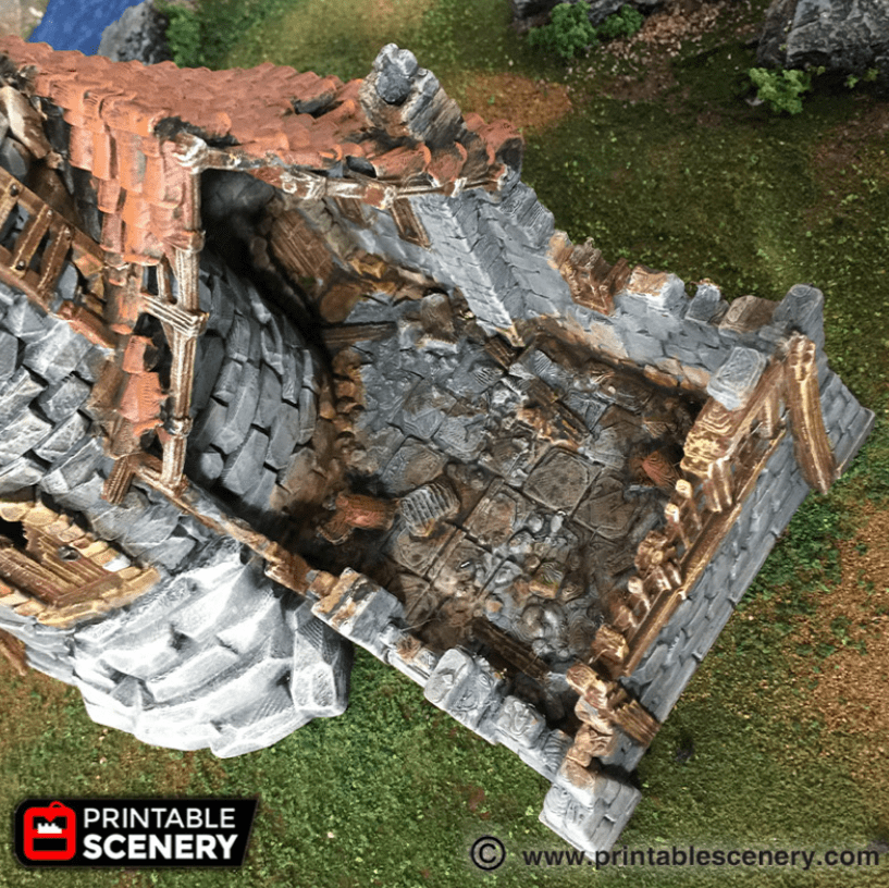 Ruined Lighthouse - Fantasy Ruins