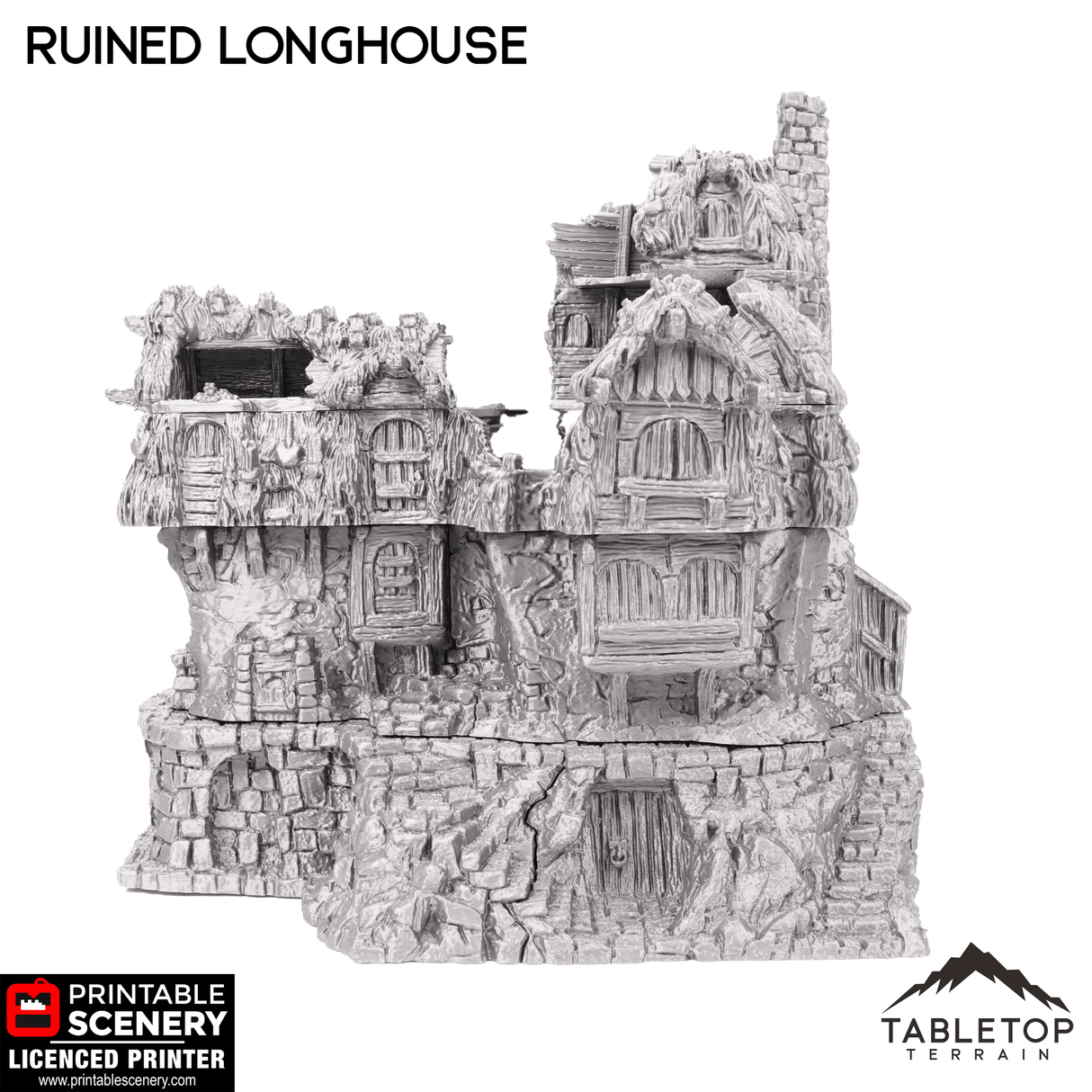 Ruined Longhouse - Hagglethorn Hollow - Fantasy Ruins
