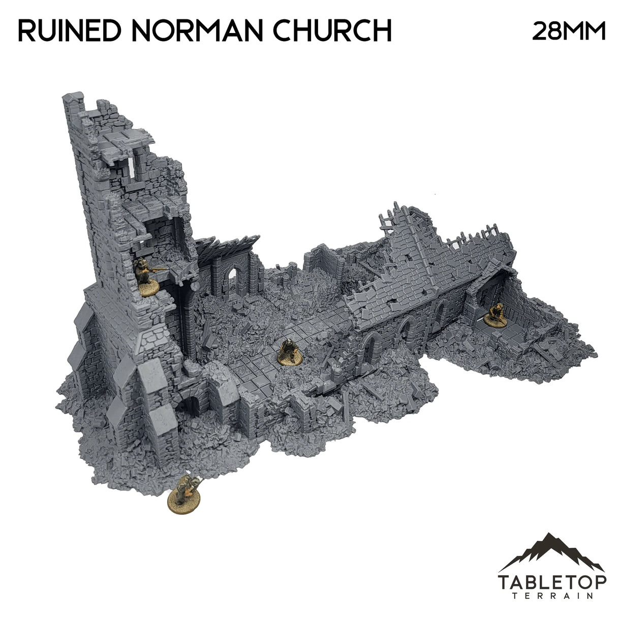 Ruined Norman Church - Country & King - Fantasy Historical Ruins