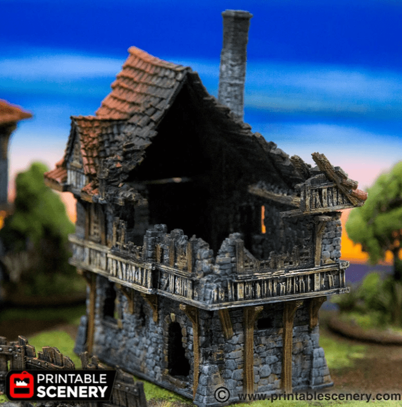 Ruined Port House - Fantasy Ruins