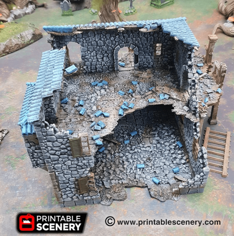 Ruined Port Tavern - Fantasy Ruins