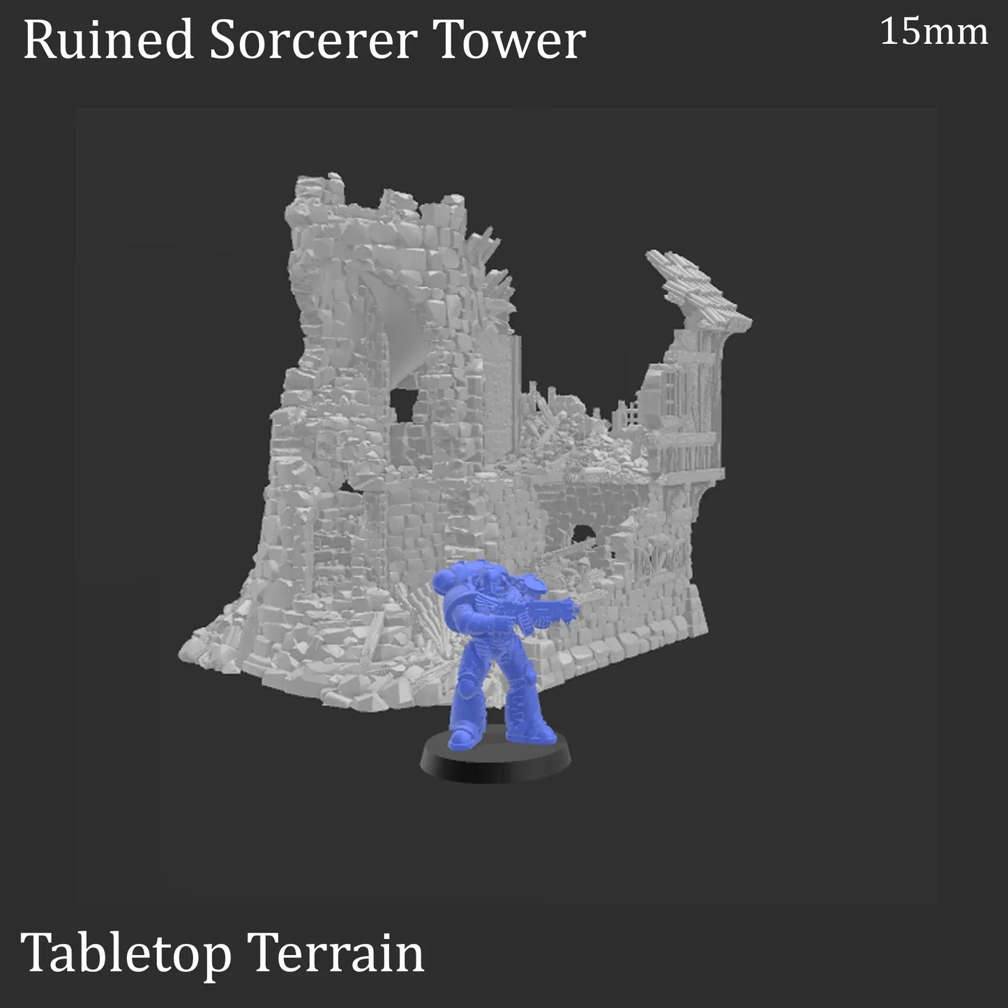 Ruined Sorcerer's Tower - Fantasy Ruins