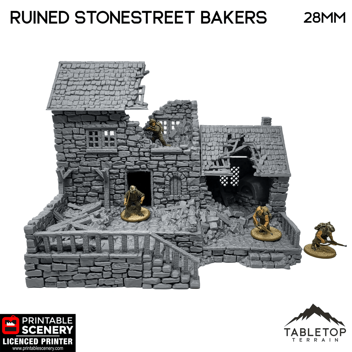 Ruined Stonestreet Bakers - Country & King - Fantasy Historical Ruins