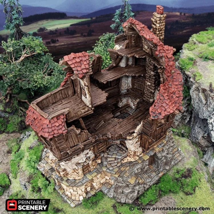 Ruined Tavern - Hagglethorn Hollow - Fantasy Ruins