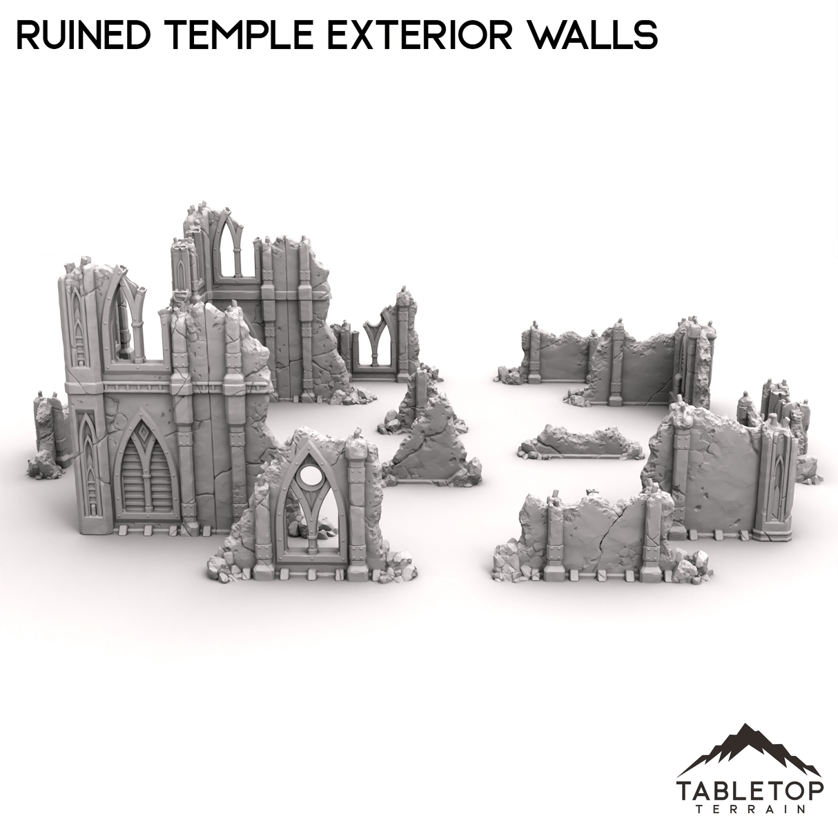 Ruined Temple Exterior Walls