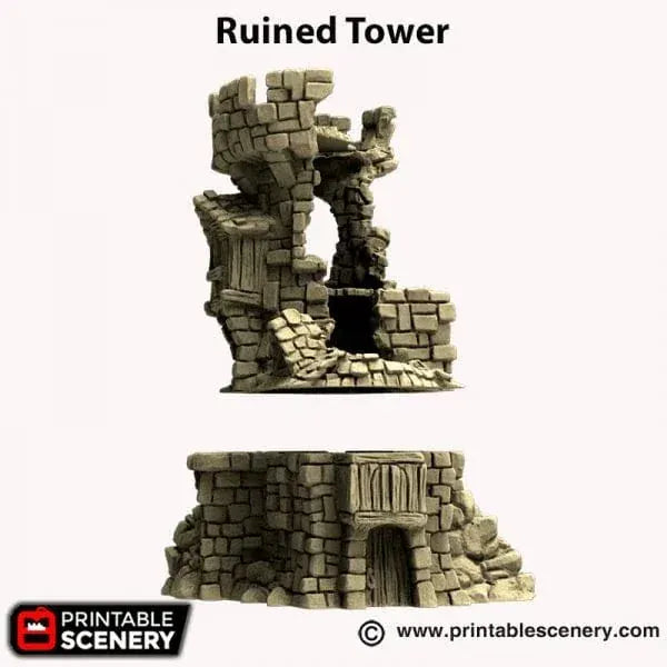 Ruined Tower - Hagglethorn Hollow - Fantasy Ruins