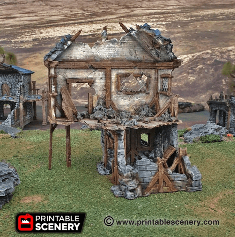Ruined Townhouse - Fantasy Ruins