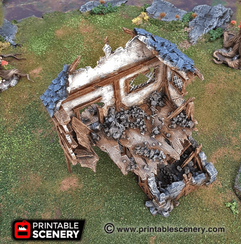 Ruined Townhouse - Fantasy Ruins