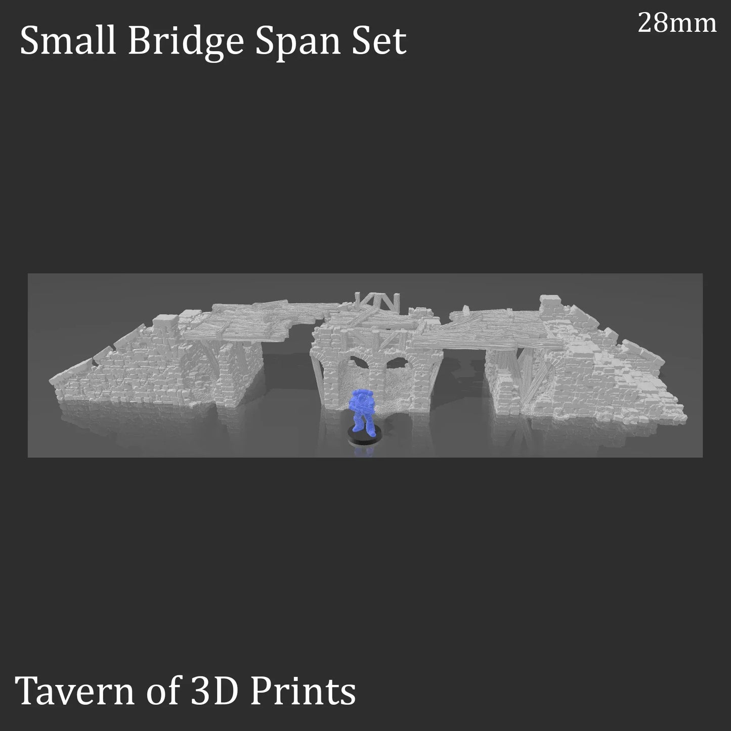Ruined Bridge Spans - Fantasy Ruins