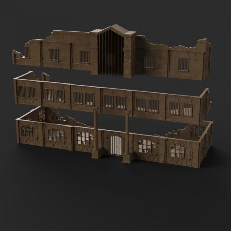 Stalingrad Ruins B - WWII Building