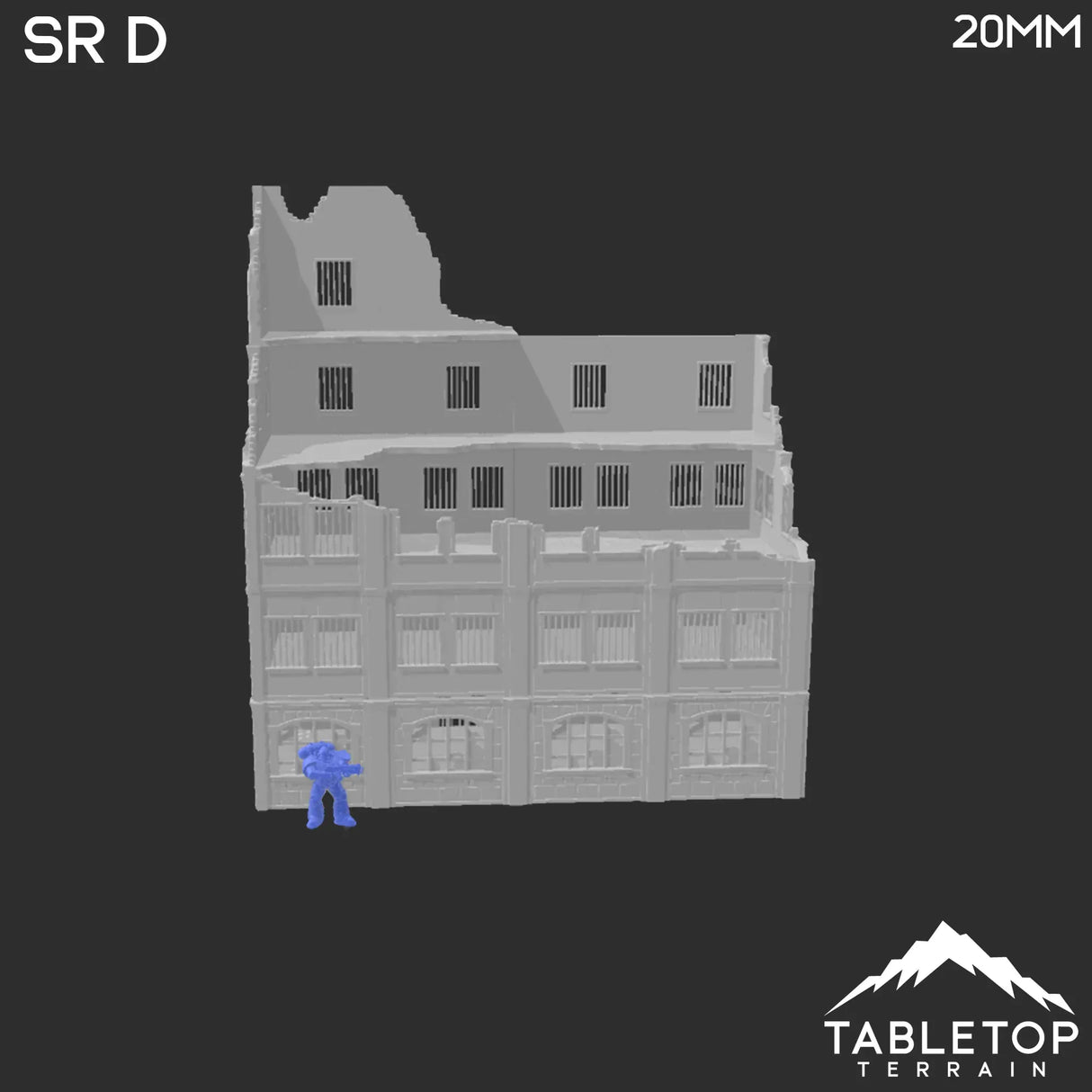 Stalingrad Ruins D - WWII Building