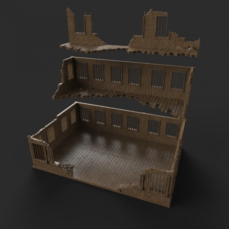 Stalingrad Ruins - WWII Building