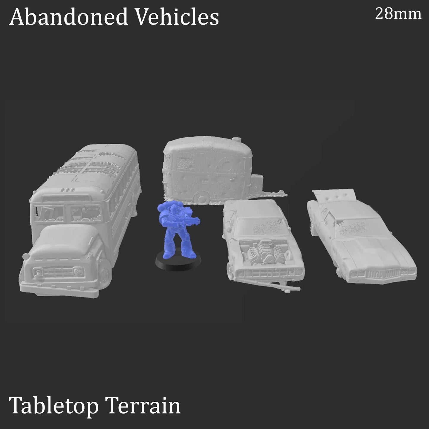 Abandoned Vehicles - Apocalyptic Scatter Terrain