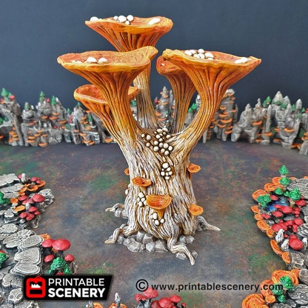 Blooming Lanterns - Fantasy Scatter Terrain / Trees