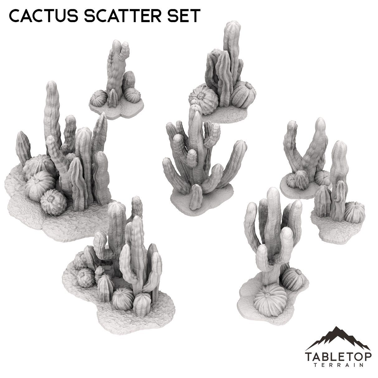 Cactus Scatter Set - Old Wild Western Rush