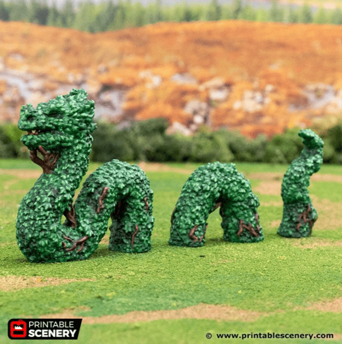 Dragon Hedgerows - Rise of the Halflings - Scatter Terrain