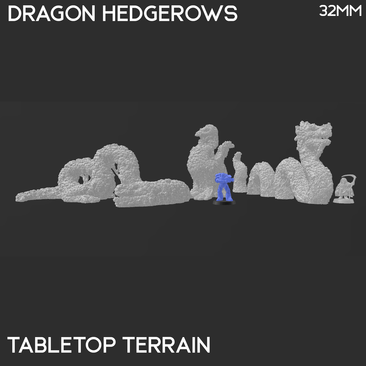 Dragon Hedgerows - Rise of the Halflings - Scatter Terrain