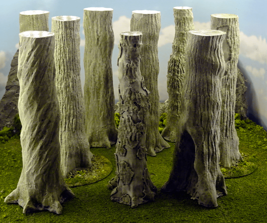 Giant Tree Trunks - Star Wars Legion Terrain