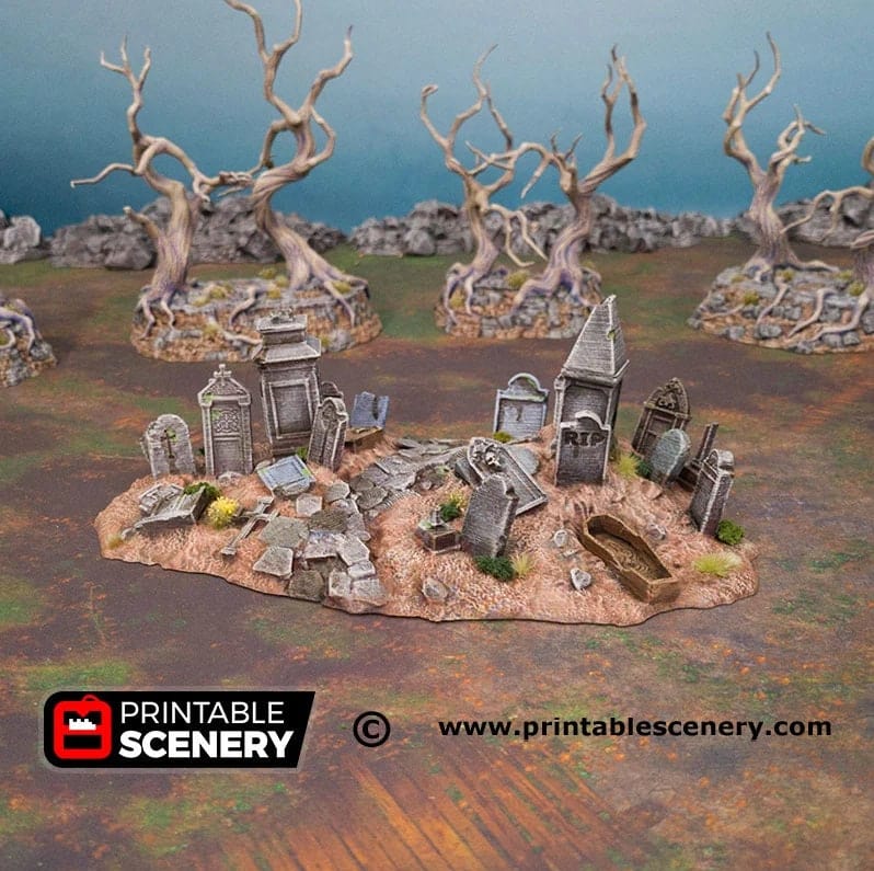 Graveyard Hills - Fantasy Scatter Terrain