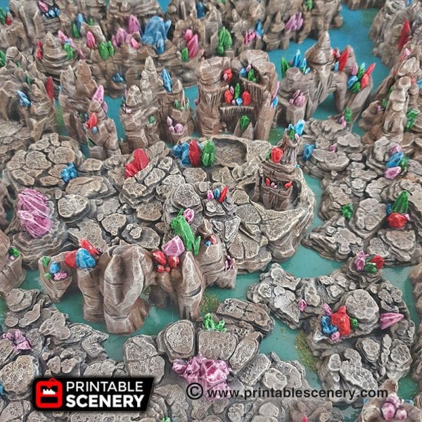 Grotto Floors / Crystal / Shroom - Fantasy Scatter Terrain