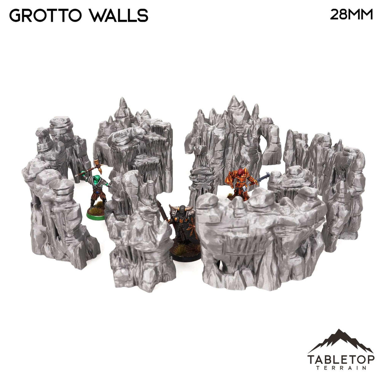 Grotto Walls / Crystal / Shroom - Fantasy Scatter Terrain
