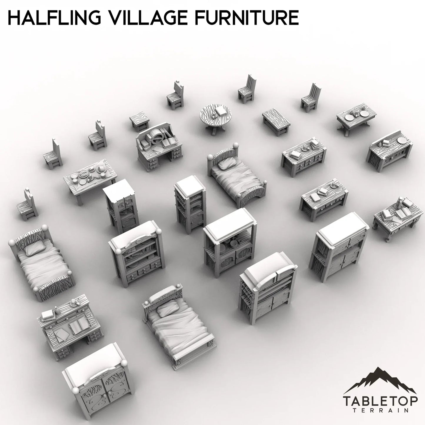 Halfling Village Furniture