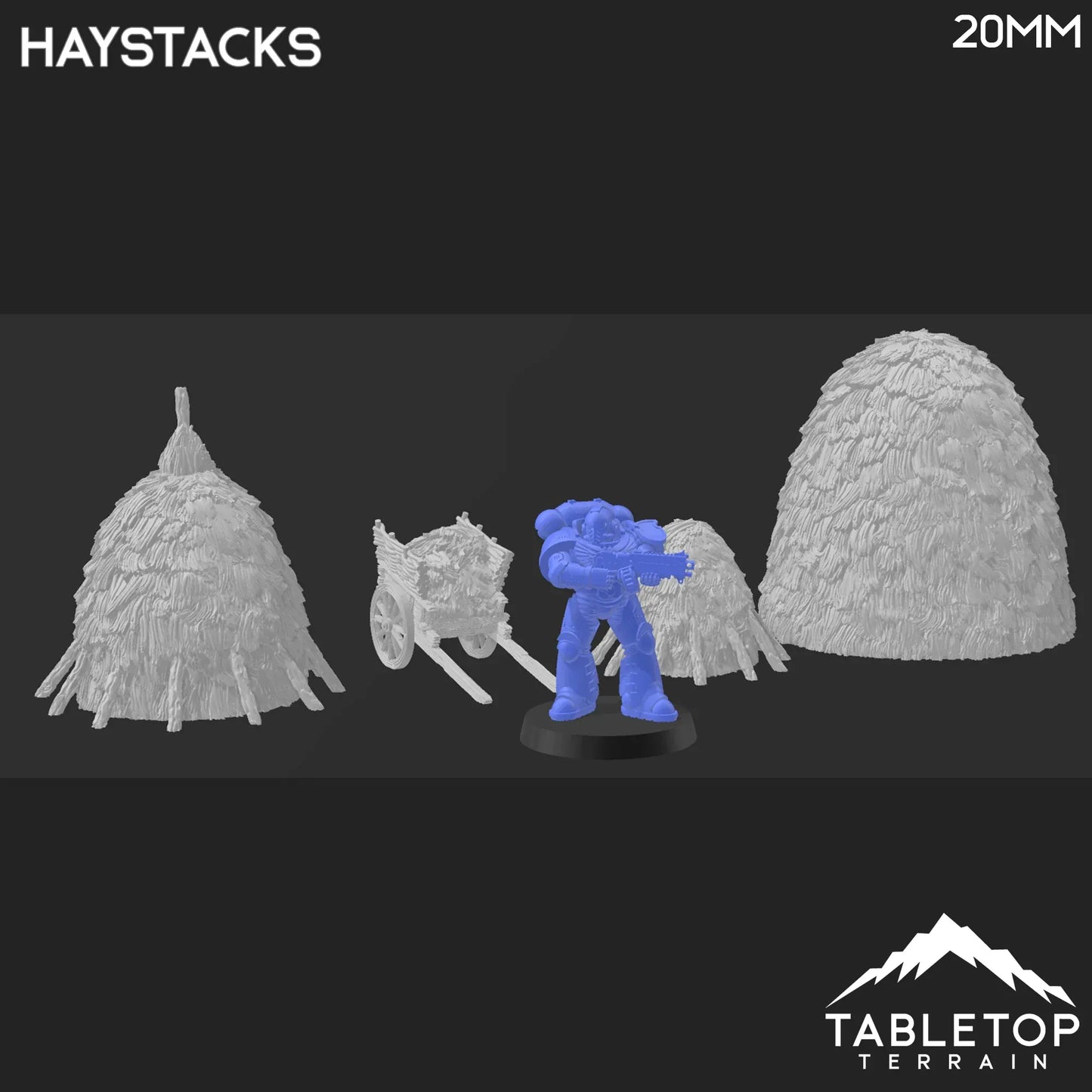 Haystacks - Country & King - Fantasy Historical Scatter Terrain