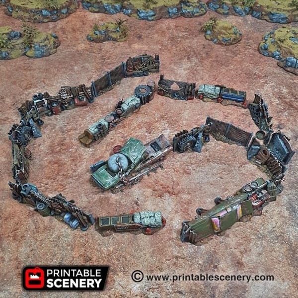Junkfort Barricades and Fences - Apocalyptic Scatter Terrain