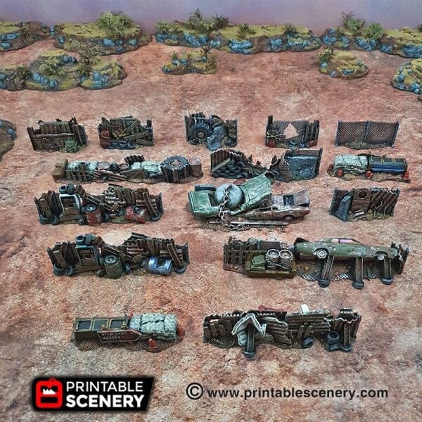 Junkfort Barricades and Fences - Apocalyptic Scatter Terrain