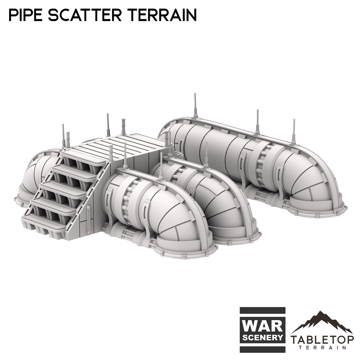 Pipe Scatter Terrain - Futuristic City