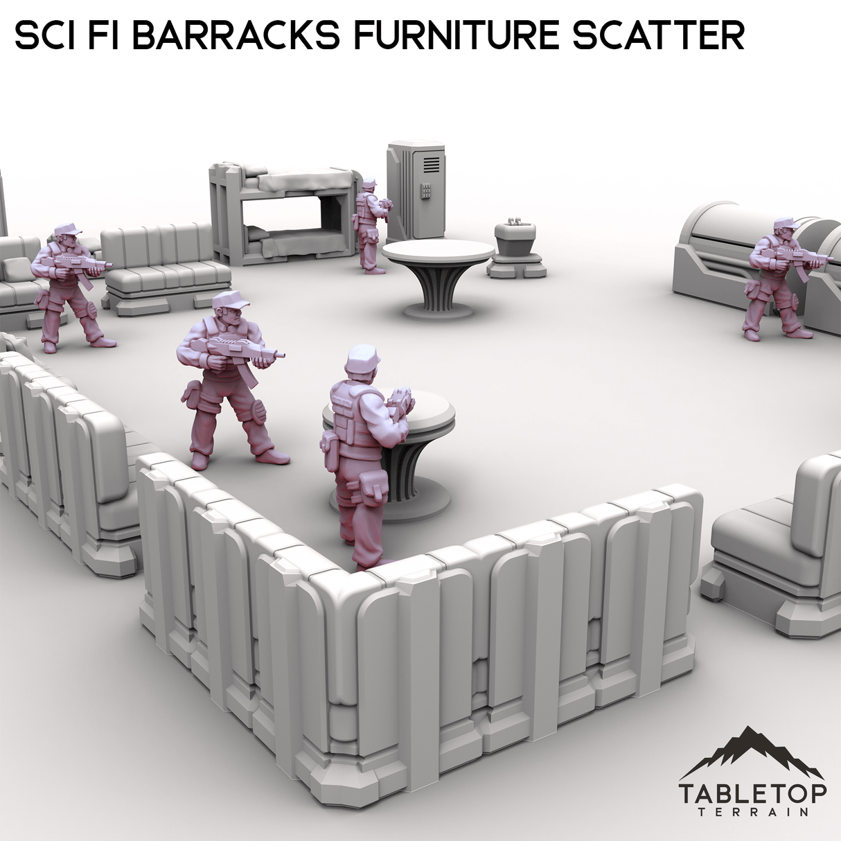 Sci Fi Barracks Furniture Scatter