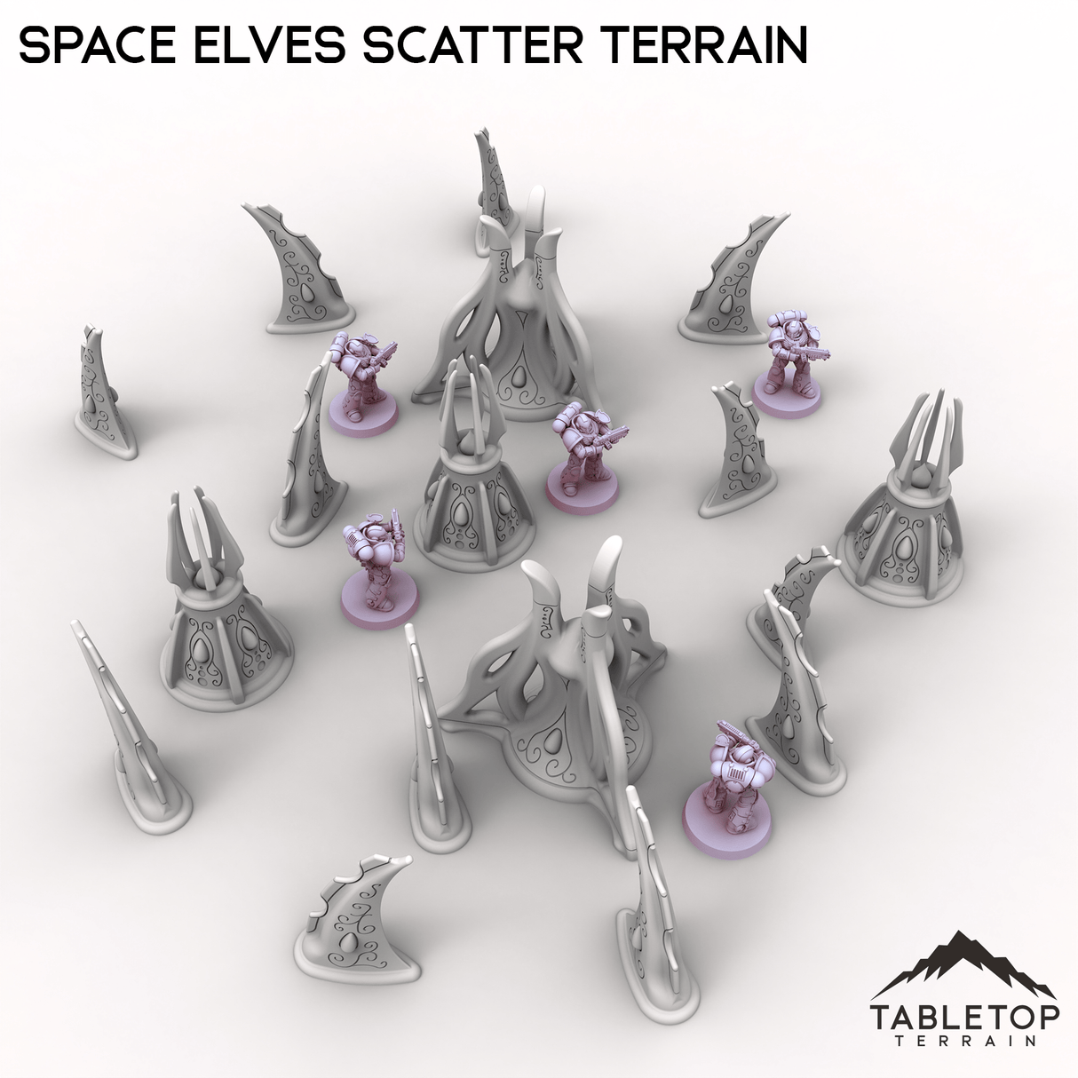 Space Elves Scatter Terrain