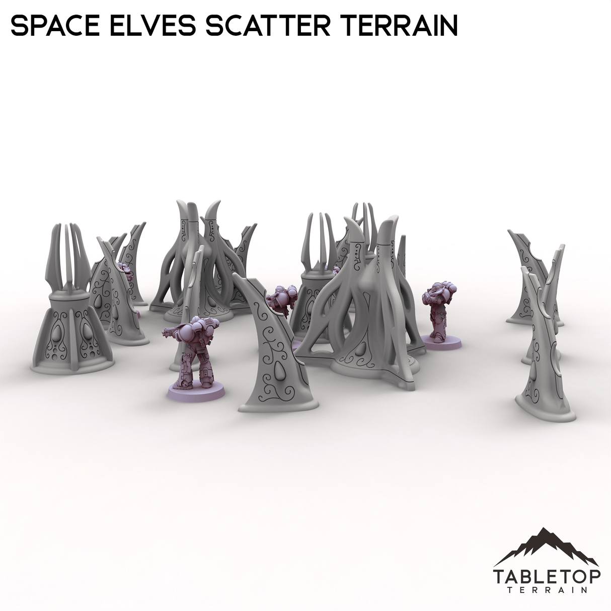 Space Elves Scatter Terrain