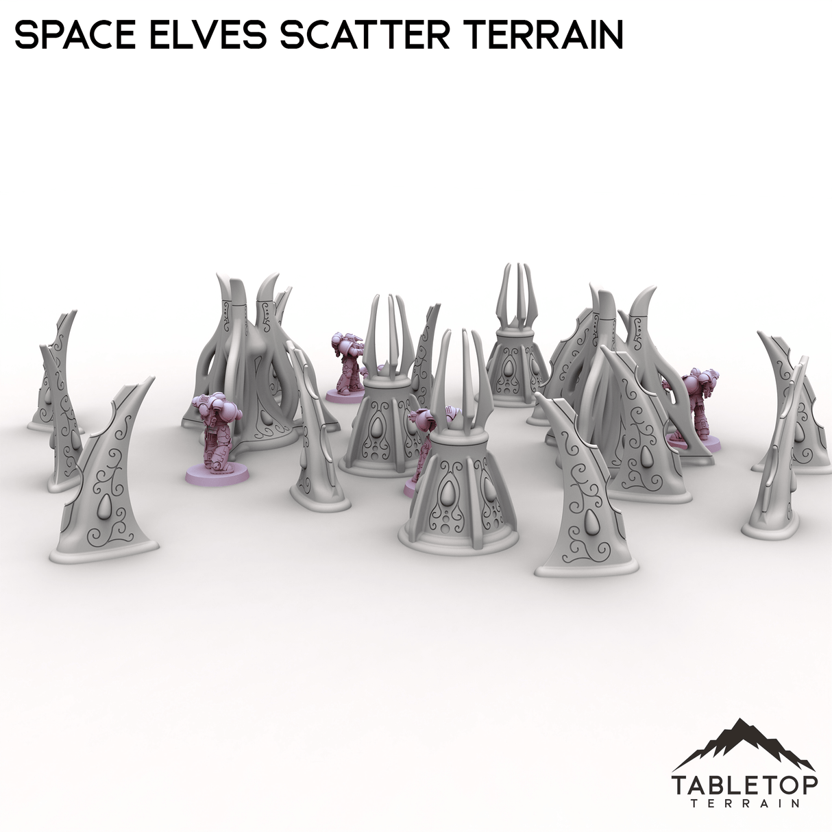 Space Elves Scatter Terrain