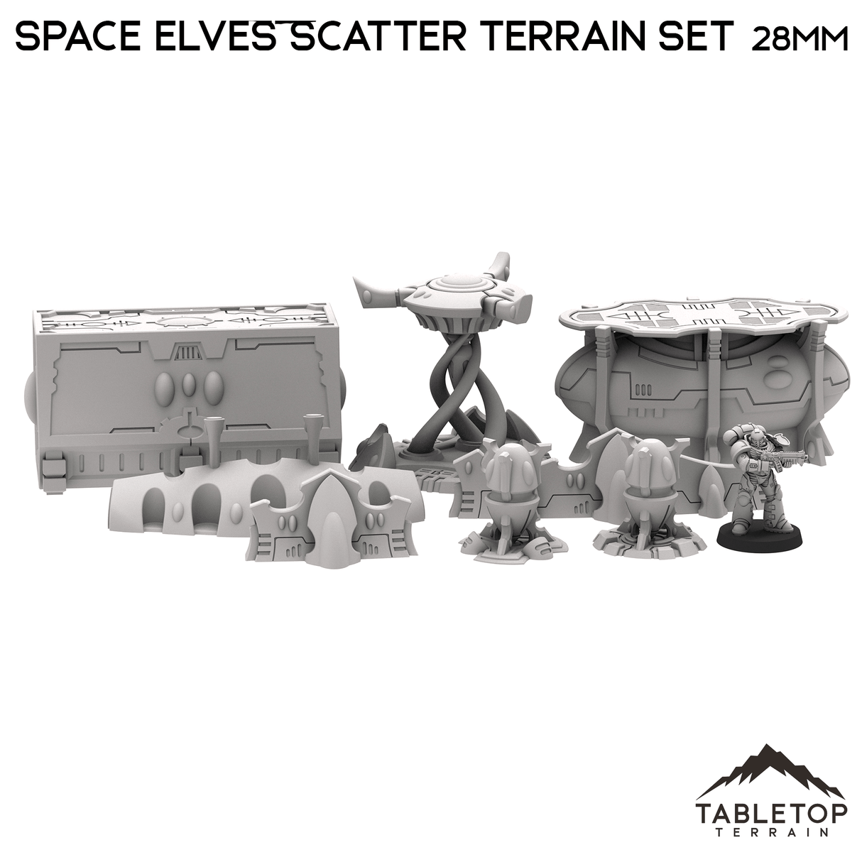 Space Elves Scatter Terrain Set