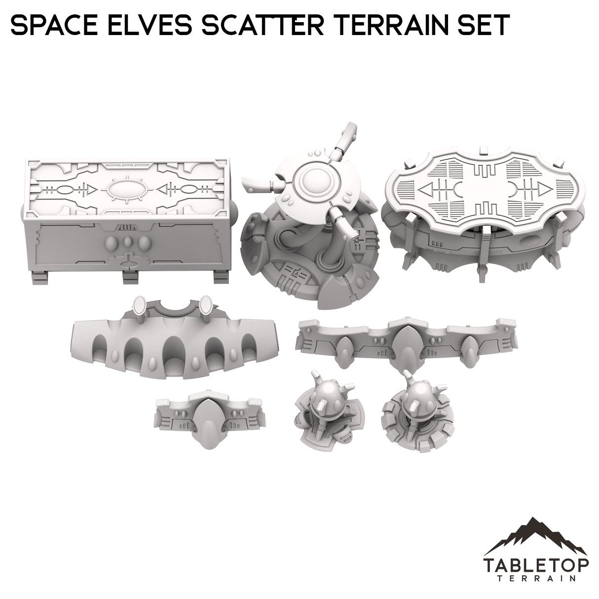 Space Elves Scatter Terrain Set