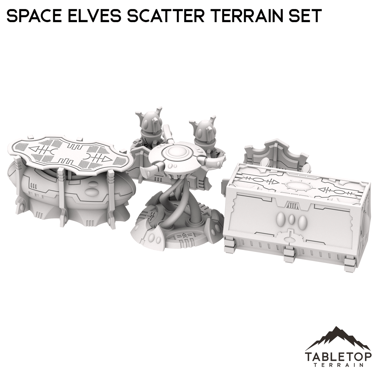Space Elves Scatter Terrain Set